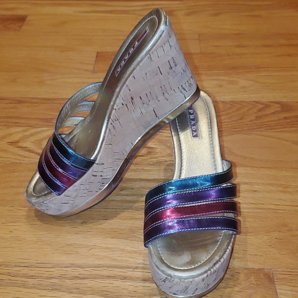 Prada Wedges Excellent condition!!!